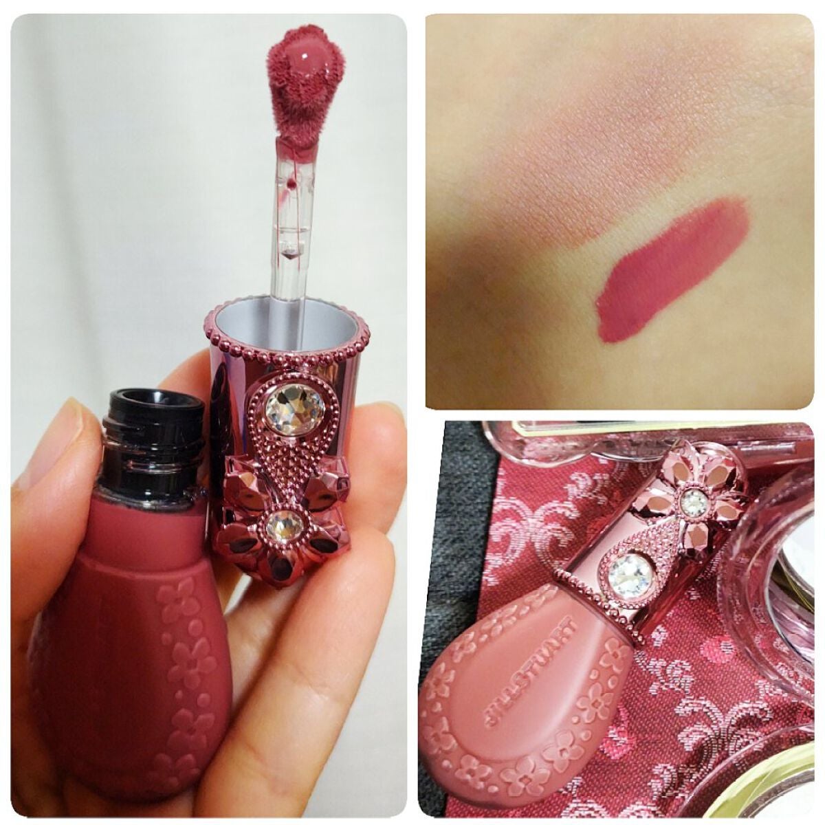 ジルスチュアート ブルームドロップ リップ&チーク シフォン/JILL STUART/リキッドチークを使ったクチコミ(1枚目)