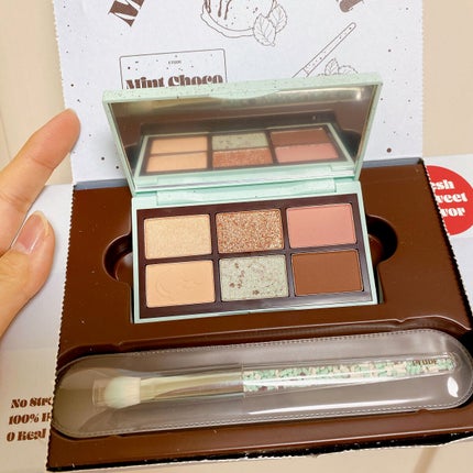 プレイカラーアイズミニ チョコミント/ETUDE/アイシャドウパレットを使ったクチコミ(9枚目)