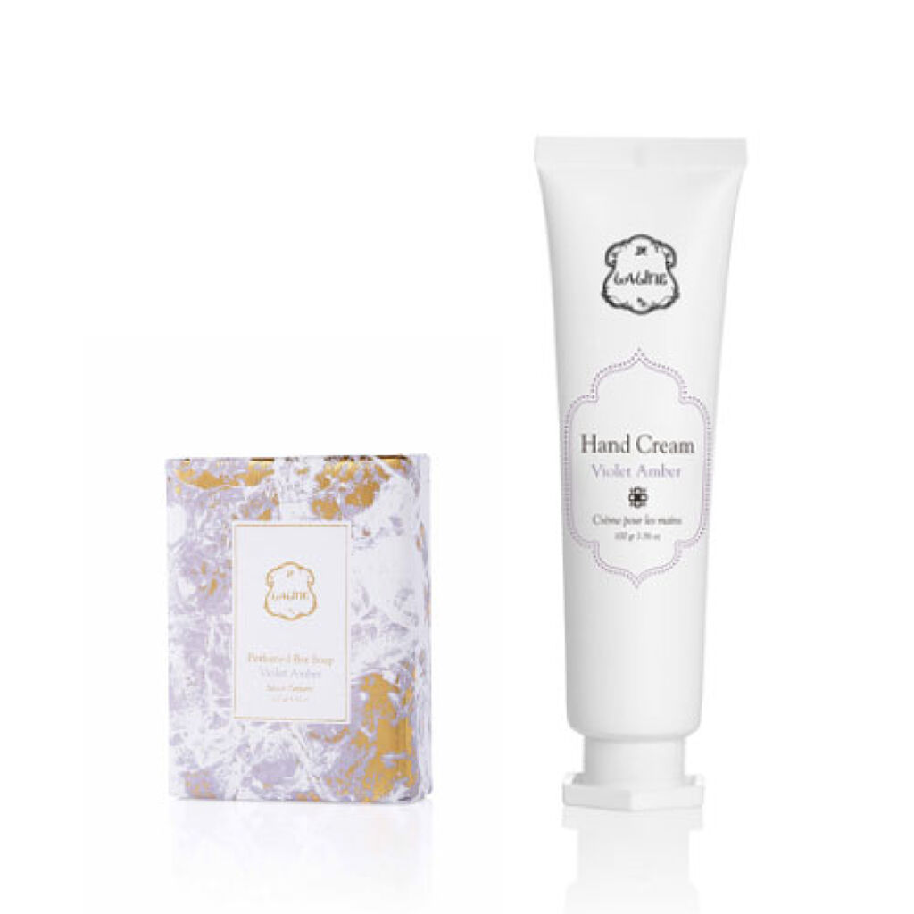 ソープ＆ハンドクリームセット（お2人様分） バイオレットアンバー