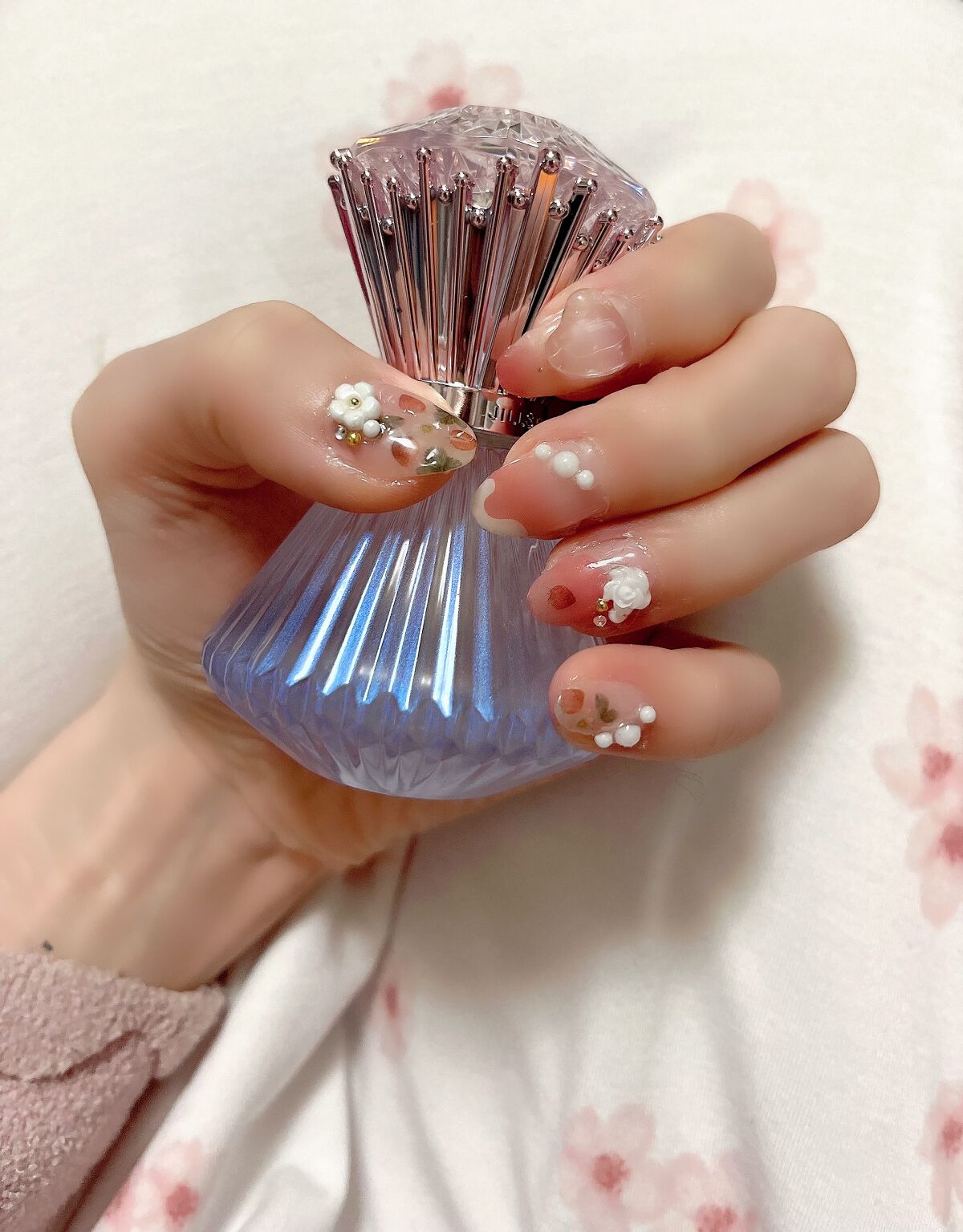 ノンワイプトップコート/セリア/ジェルネイルを使ったクチコミ(2枚目)