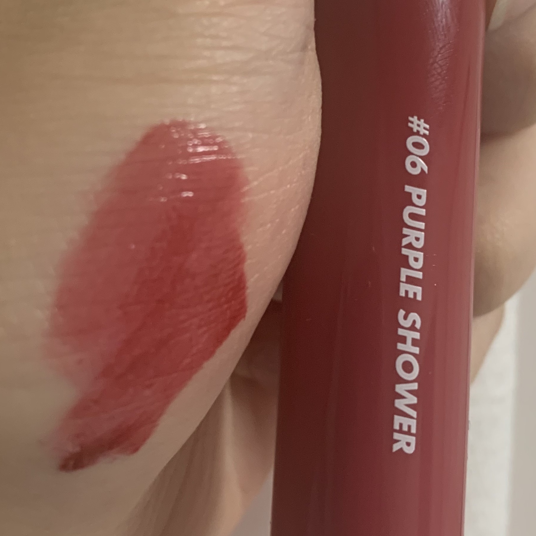 グラスティングウォーターティント/rom&nd/リップティントを使ったクチコミ（2枚目）