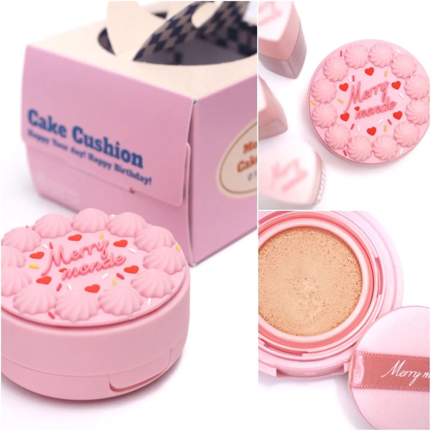 ハッピーユアデイクッション/Merrymonde/クッションファンデーションを使ったクチコミ(2枚目)