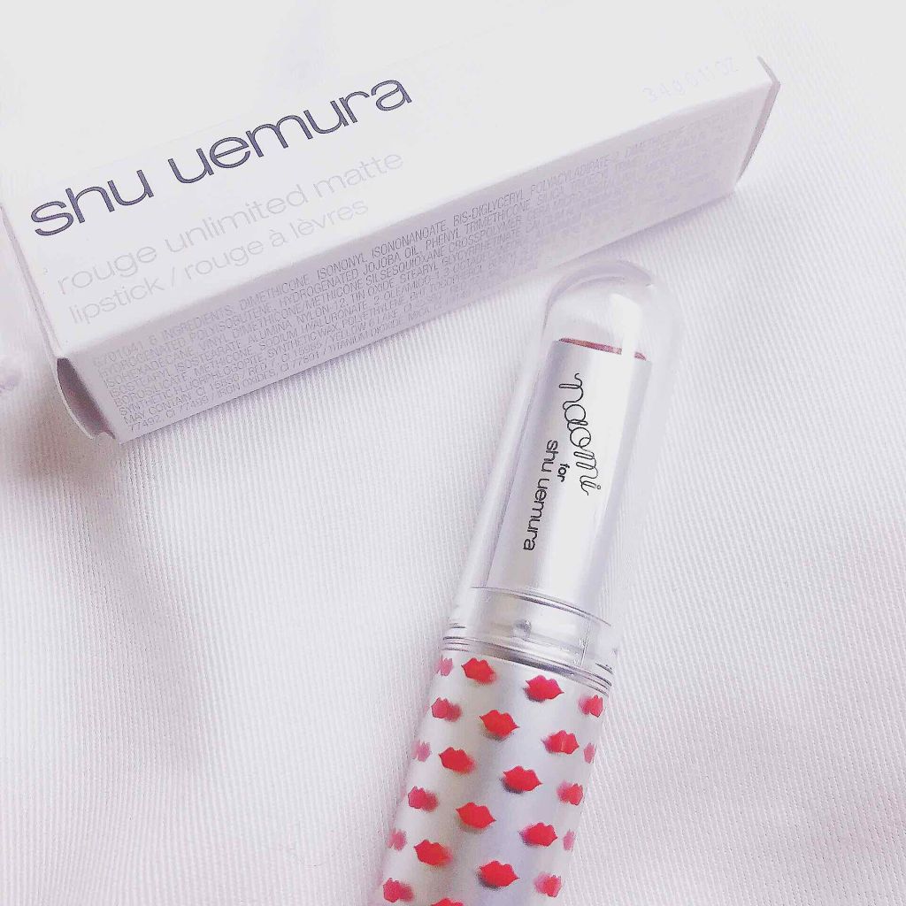 ルージュ アンリミテッド マット/shu uemura/口紅を使ったクチコミ（1枚目）
