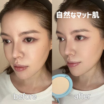 スムースフィットファンデーション/mileda/パウダーファンデーションを使ったクチコミ(4枚目)