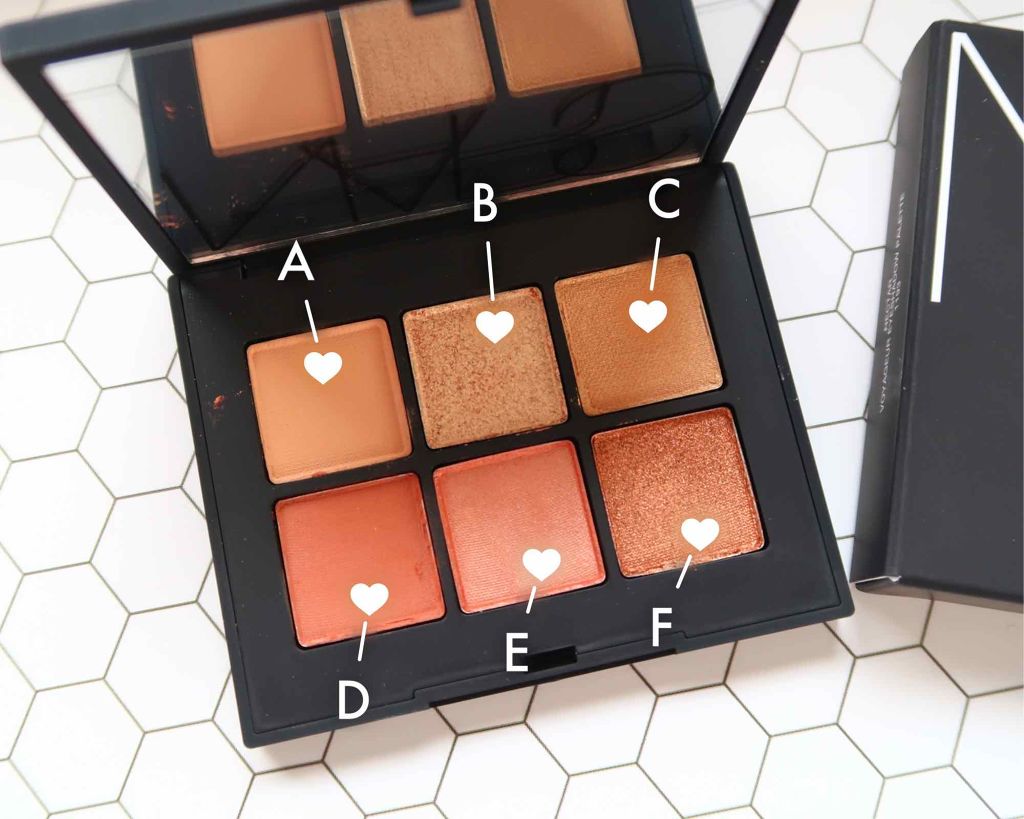 ヴォワヤジュールアイシャドウパレット 1193/NARS/アイシャドウパレットを使ったクチコミ（2枚目）