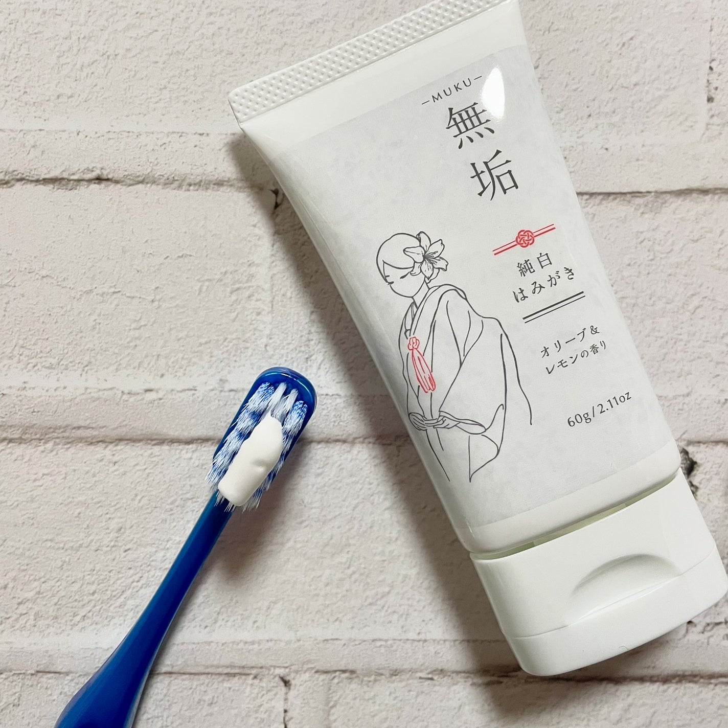 おゆみ🍀フォロバ100 on LIPS 「純白はみがき無垢-MUKU-\女性が開発した女性の為の歯みがき..」(2枚目)