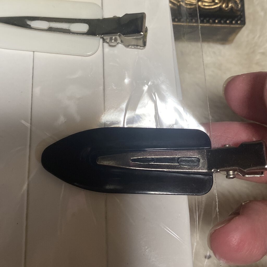 跡が付かない前髪クリップ/マペペ/ヘアアクセサリーを使ったクチコミ（3枚目）