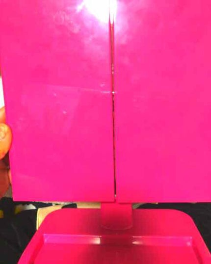 LED卓上ミラー(トレー付き)/ニトリ/その他化粧小物を使ったクチコミ(2枚目)