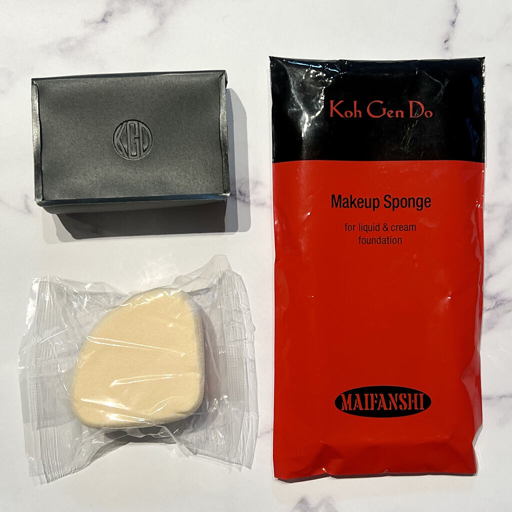 メイクアップスポンジ(リクイッド/クリーム ファンデーション用)/Koh Gen Do/パフ・スポンジを使ったクチコミ（2枚目）