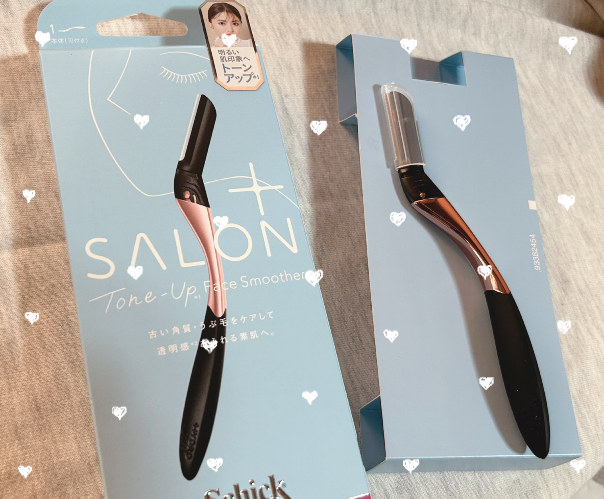 サロンプラス トーンアップ フェイススムーサー ホルダー（刃付き）/サロンプラス/シェーバーを使ったクチコミ（1枚目）