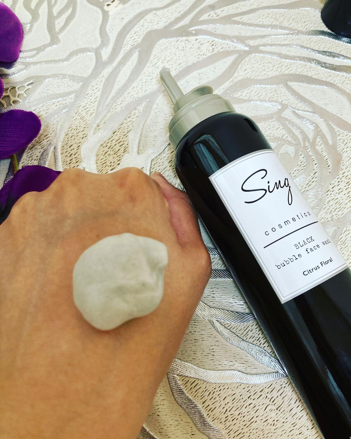 ブラックバブルフェイスウォッシュ /Sing/洗顔フォームを使ったクチコミ(4枚目)