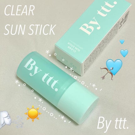 クリアサンスティック/By ttt./日焼け止めスティックを使ったクチコミ(1枚目)