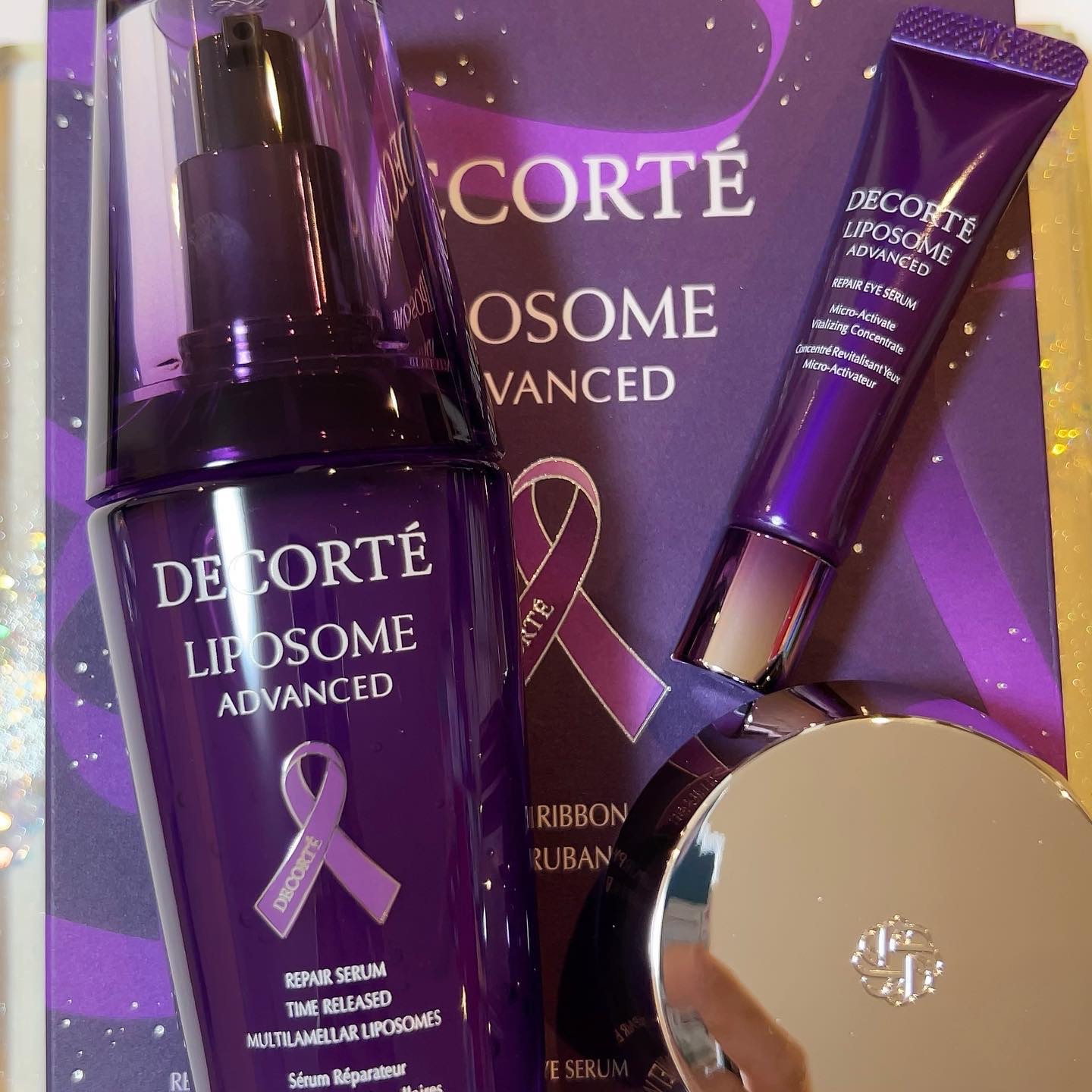 リポソーム アドバンスト パープルリボン セット/DECORTÉ/スキンケアキットを使ったクチコミ（1枚目）