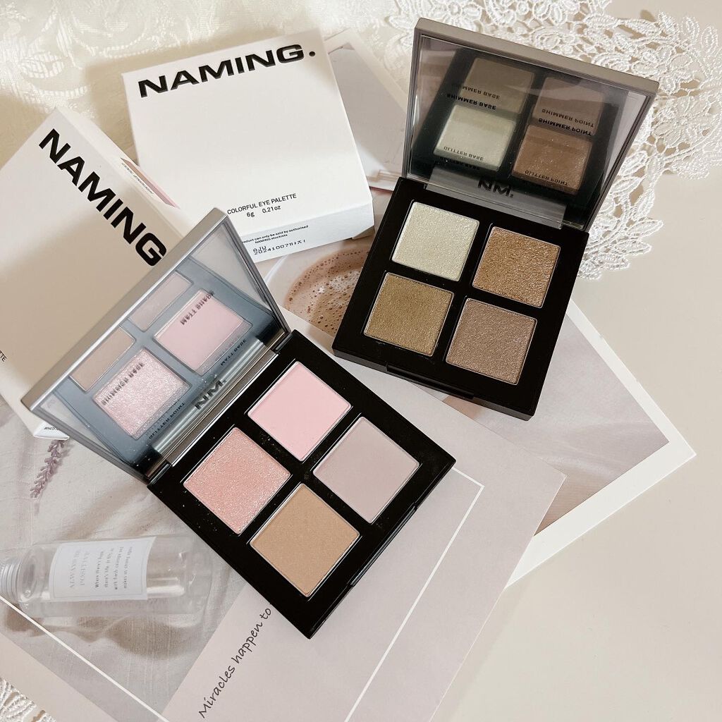 COLORFUL EYE PALETTE/NAMING./アイシャドウパレットを使ったクチコミ（1枚目）