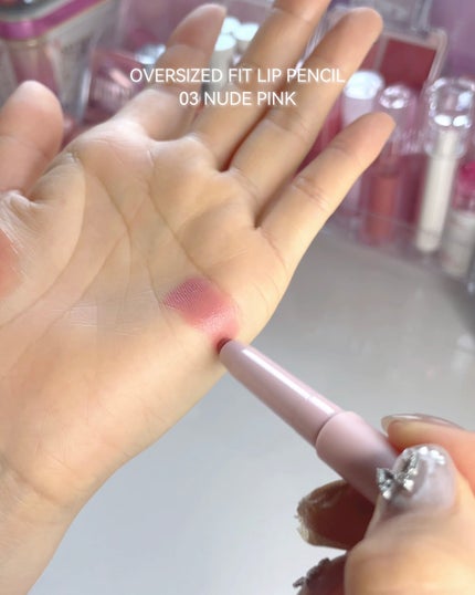 マッドピーチグロウフィットムードグロス/MAD PEACH/リップグロスを使ったクチコミ(2枚目)