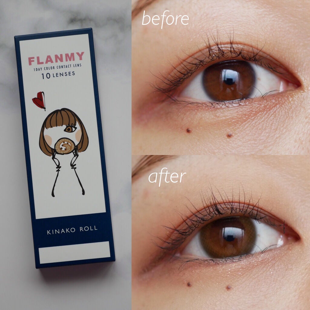 FLANMY 1day/FLANMY/ワンデー(1DAY)カラコンを使ったクチコミ(1枚目)