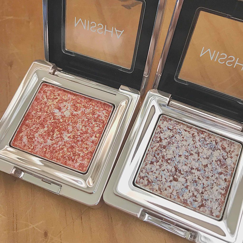 グリッタープリズム シャドウ/MISSHA/グリッターを使ったクチコミ(2枚目)