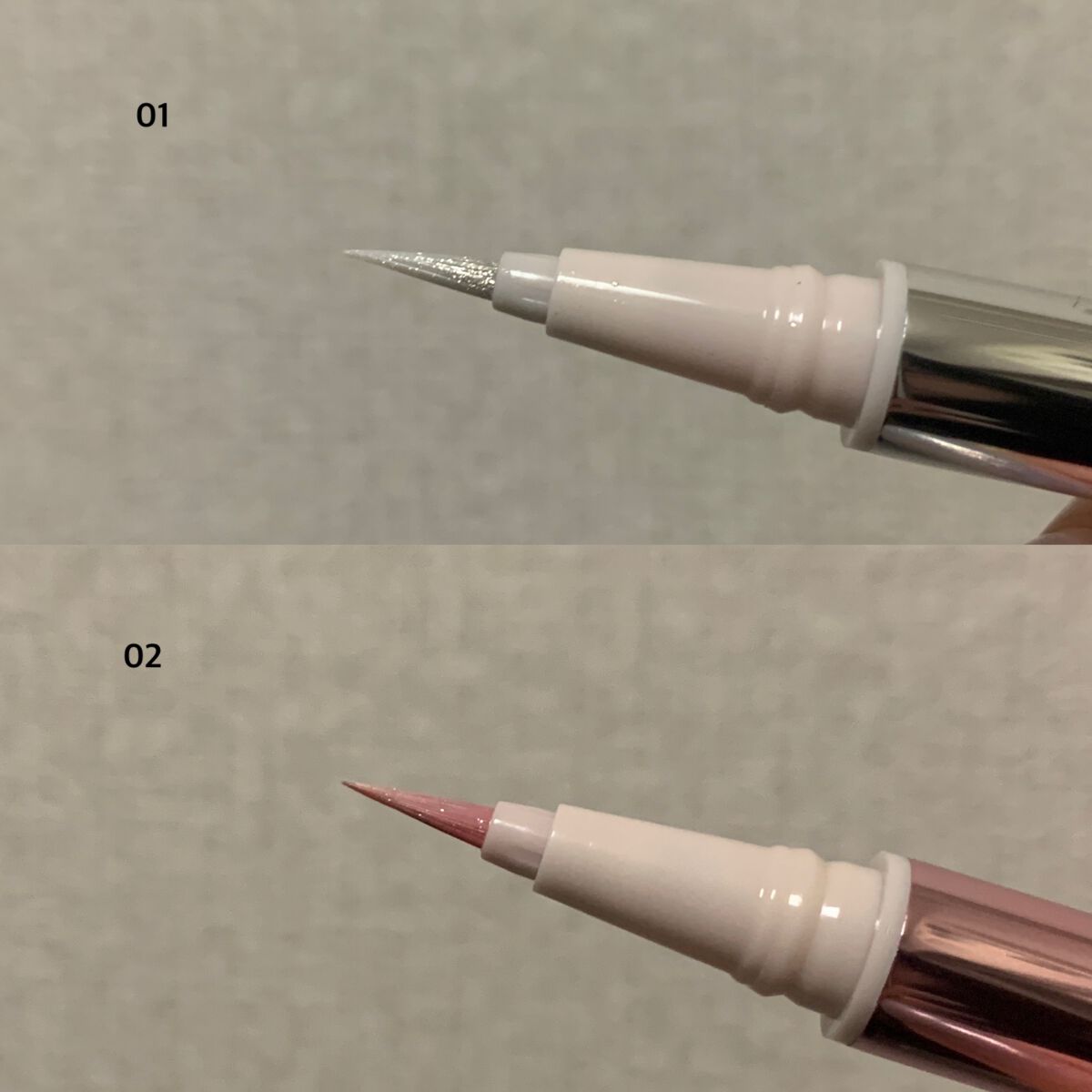 ミルクブリングリッターライナー/Colorgram/リキッドアイライナーを使ったクチコミ（2枚目）