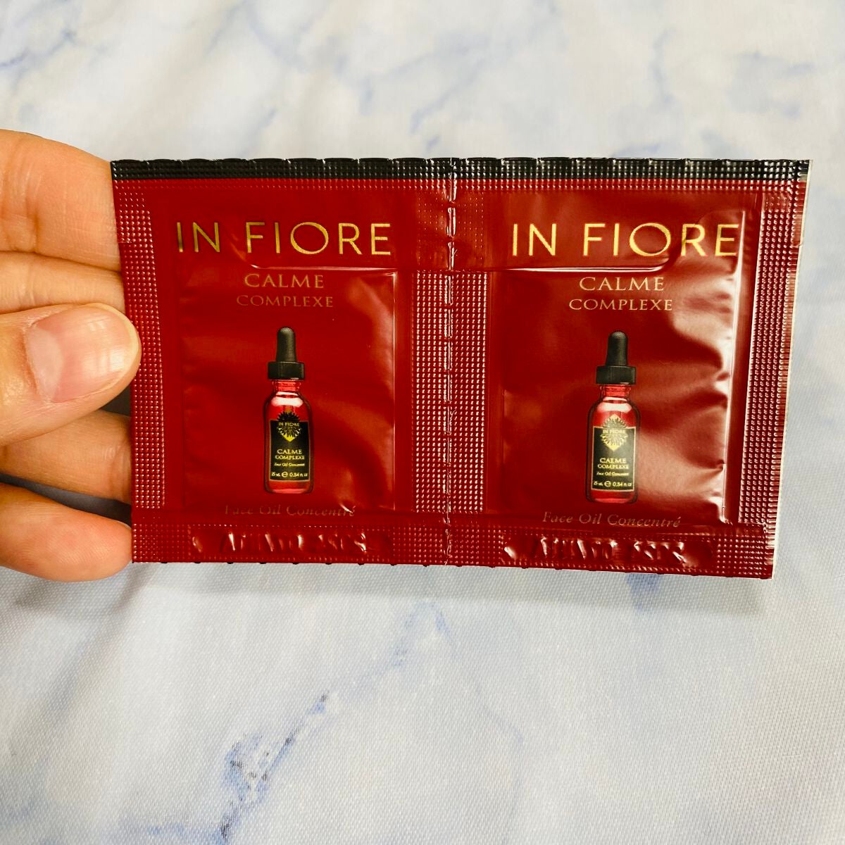 カルム コンプレクス フェイスオイル コンセントレ A/インフィオレ/フェイスオイルを使ったクチコミ(2枚目)