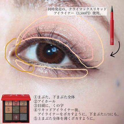 クライマックス アイシャドーパレット/NARS/アイシャドウパレットを使ったクチコミ(4枚目)