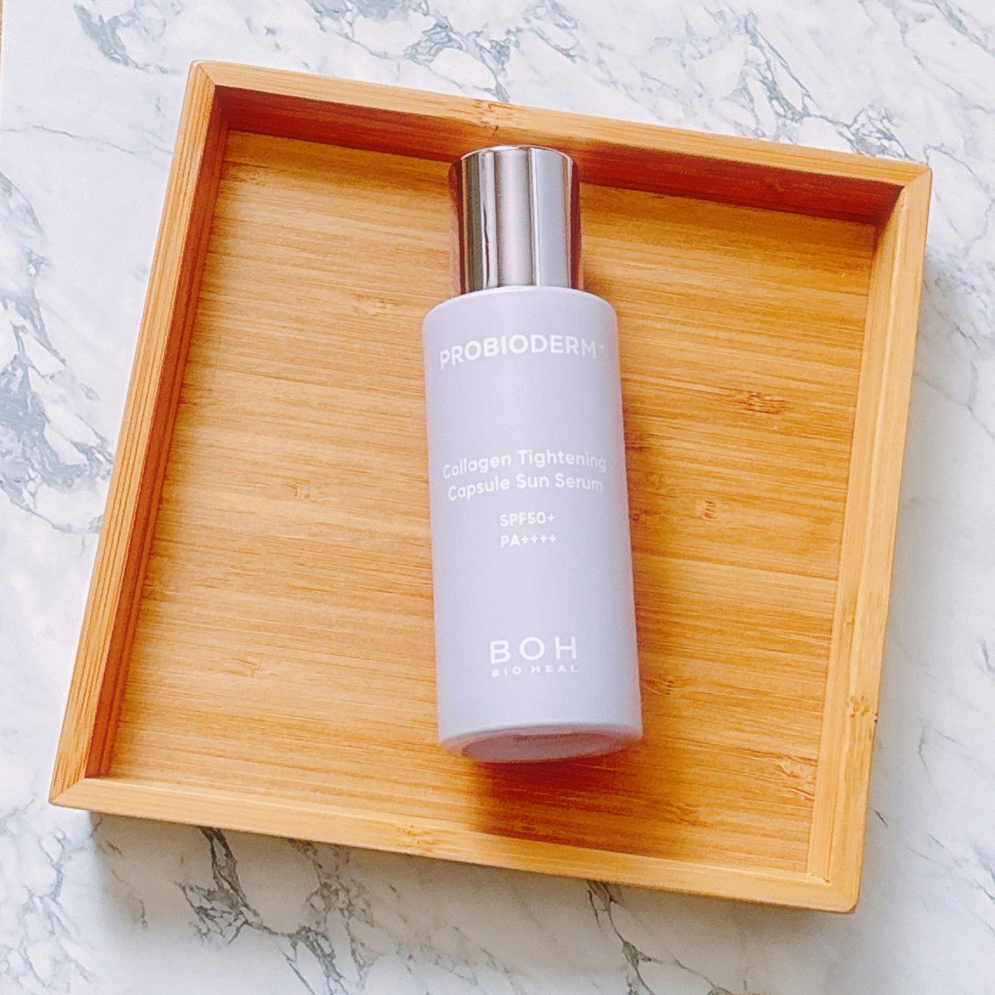 プロバイオダームコラーゲンタイトニングカプセルサンセラム/BIOHEAL BOH/日焼け止めローションを使ったクチコミ(1枚目)