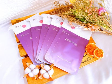 トラブルペアーマスク/DEWYCEL/シートマスク・パックを使ったクチコミ(1枚目)