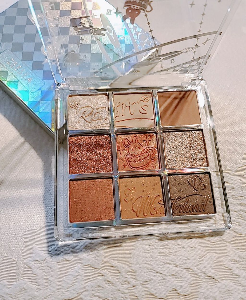 クォーツ 9色アイシャドウパレット(ドリームランドアイシャドウ)/ZEESEA/アイシャドウパレットを使ったクチコミ（3枚目）