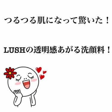 使った後、肌がつるつるになっていて驚きました🌸

化粧水をつけた感じが全然違う…！

使って五日目のレビューです。

🌻LUSH ブラックダイヤ🌻

炭パウダーが肌に密着して、汚れやくすみを落としてくれ