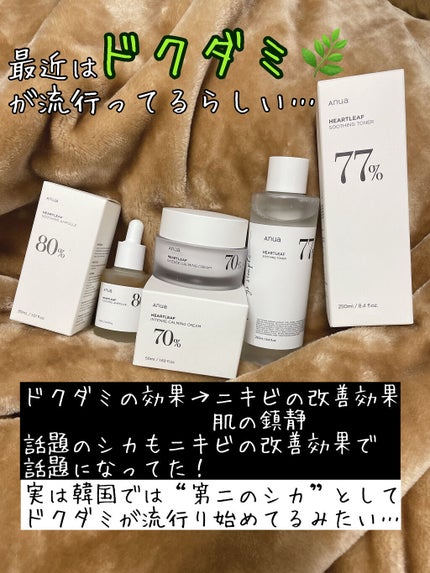 ドクダミ 70 インテンスカーミングクリーム/Anua/フェイスクリームを使ったクチコミ(2枚目)