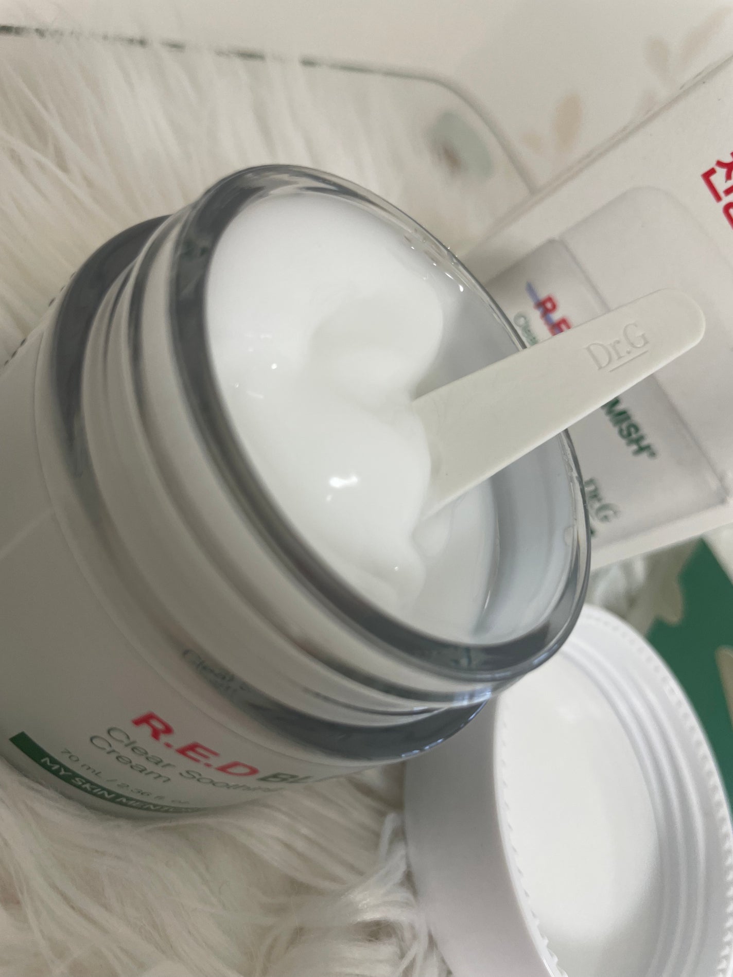 レッドブレミッシュ クリアスージングクリーム/Dr.G/フェイスクリームを使ったクチコミ(7枚目)