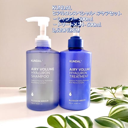 ヒアルロンエアリーボリューム シャンプー&トリートメントセット/KUNDAL/市販シャンプーを使ったクチコミ(2枚目)