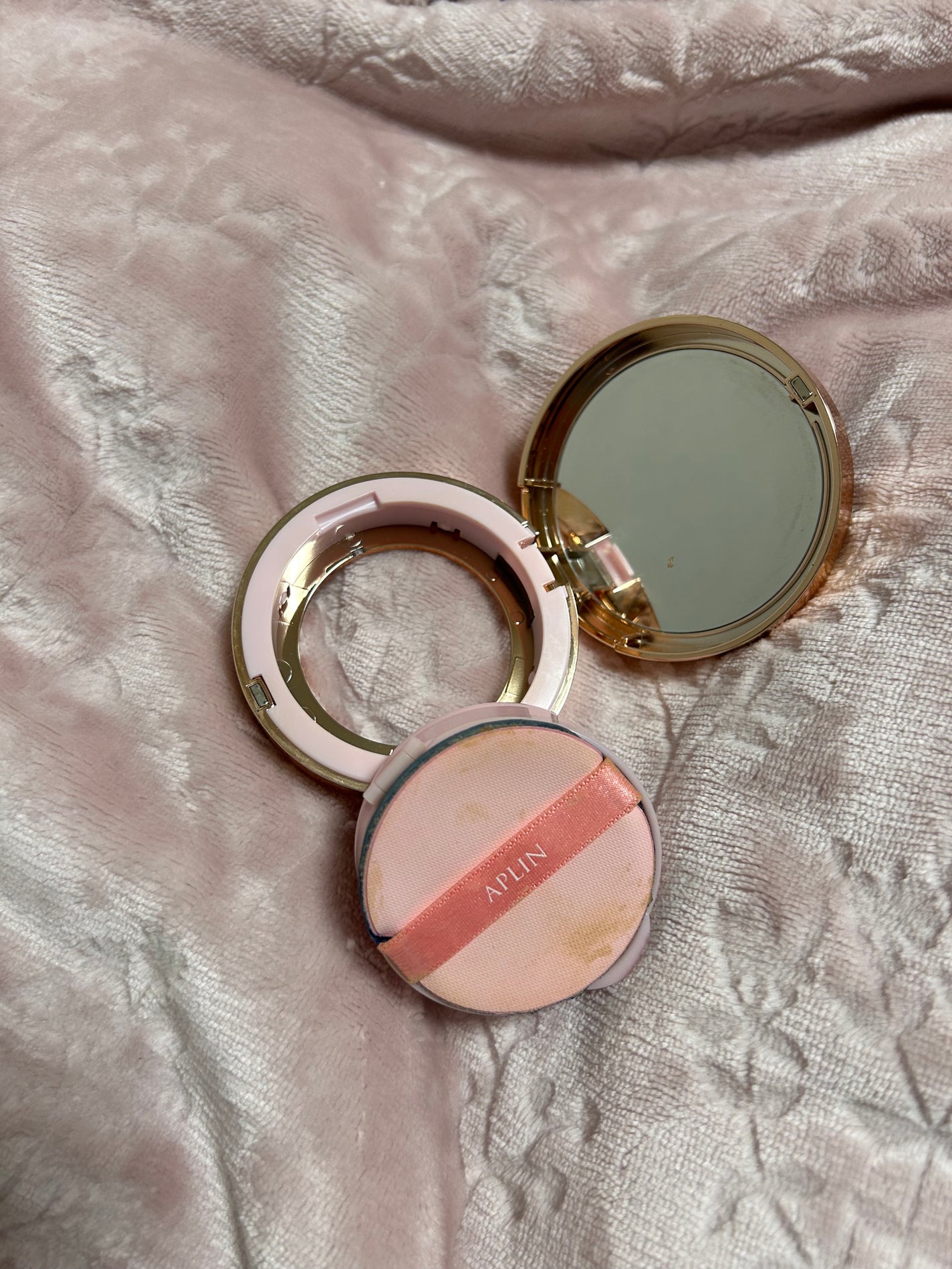 ピンクティーツリーカバークッション/APLIN/クッションファンデーションを使ったクチコミ(6枚目)