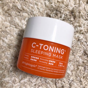 Nightingale(ナイチンゲール) C-TONING SLEEPING MASK  のクチコミ「Nightingale C-TONING SLEEPING MASK

ブライトニング効果に期.....」（1枚目）