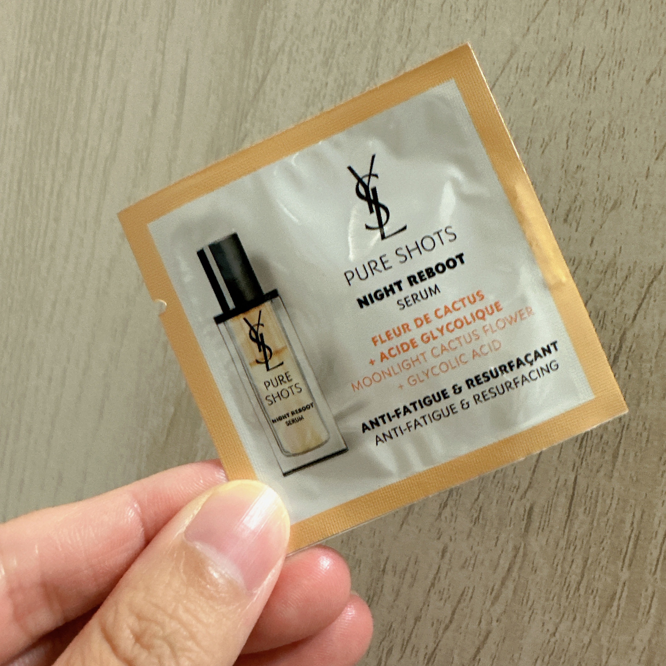 ピュアショット ナイト リチャージセラム/YVES SAINT LAURENT BEAUTE/美容液を使ったクチコミ（1枚目）