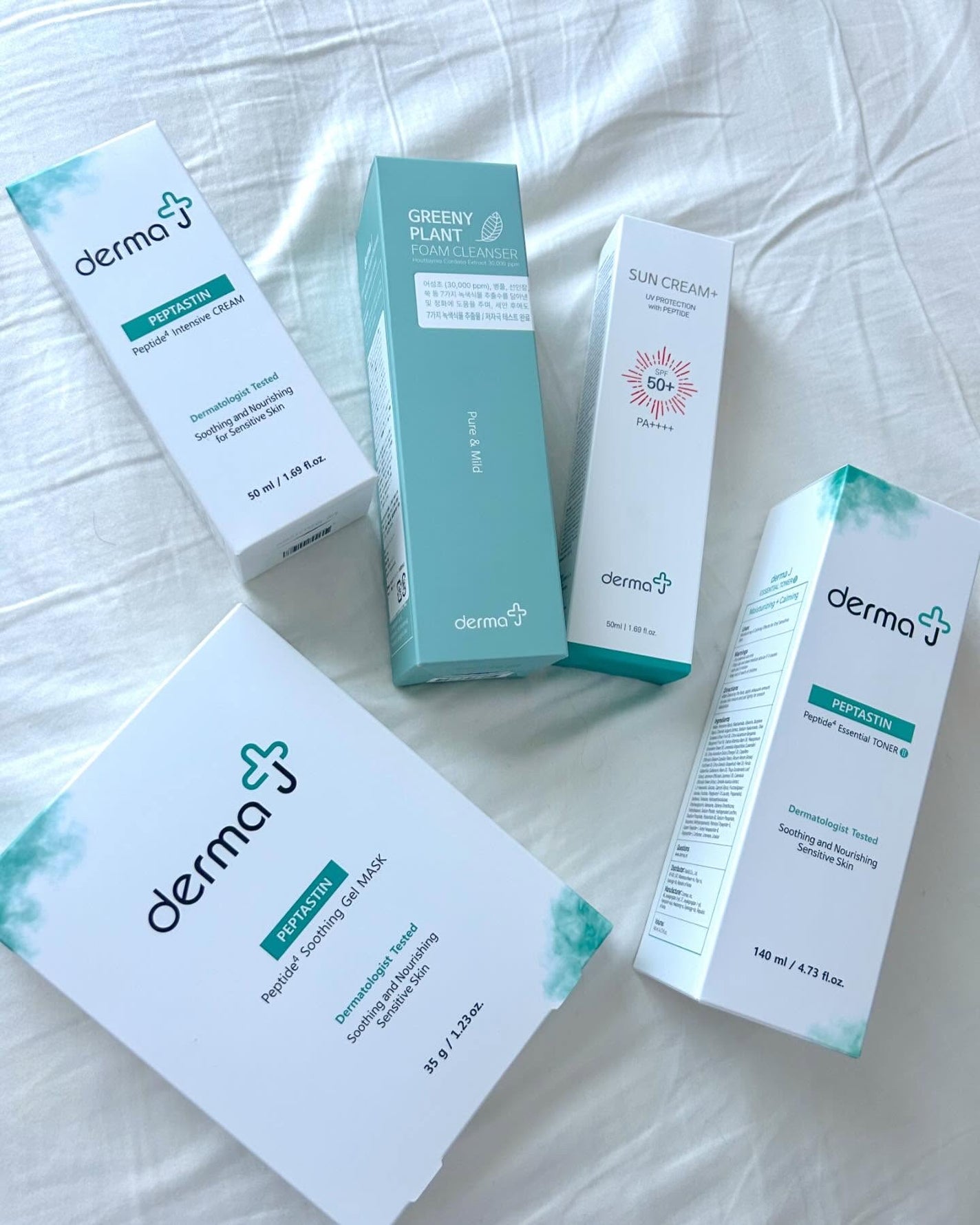 サンクリーム+/ DermaJ/日焼け止めクリームを使ったクチコミ(2枚目)