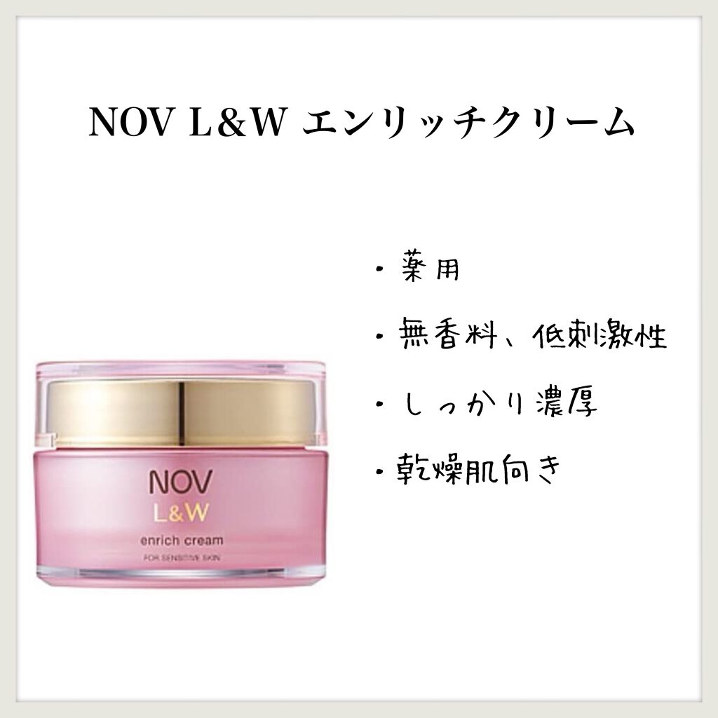 L＆W エンリッチクリーム/NOV/フェイスクリームを使ったクチコミ（1枚目）