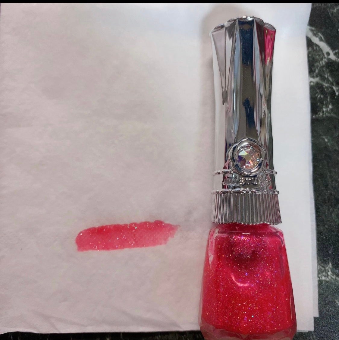 ネイルラッカー ダズリングビジュー/JILL STUART/マニキュアを使ったクチコミ(2枚目)