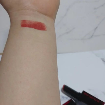 ルージュ アンリミテッドアンプリファイド マット/shu uemura/口紅を使ったクチコミ(2枚目)