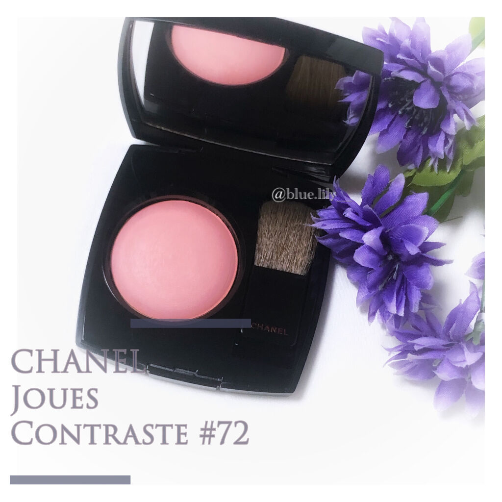 限定パウダーチーク ジュ コントゥラスト Chanelの人気色を比較 桃肌のようにほんのりと色づくピーチローズカ By Lily 混合肌 40代後半 Lips