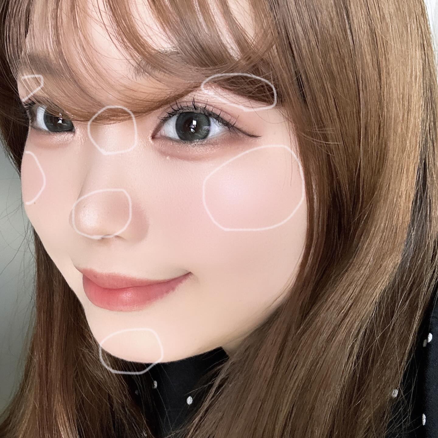 マーブルベイクドハイライター/Glint/パウダーハイライトを使ったクチコミ（3枚目）