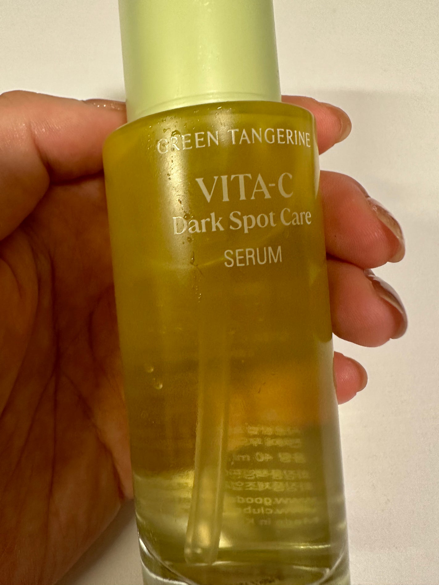 グリーンタンジェリン ビタC ダークスポットケアセラム/goodal/美容液を使ったクチコミ(2枚目)