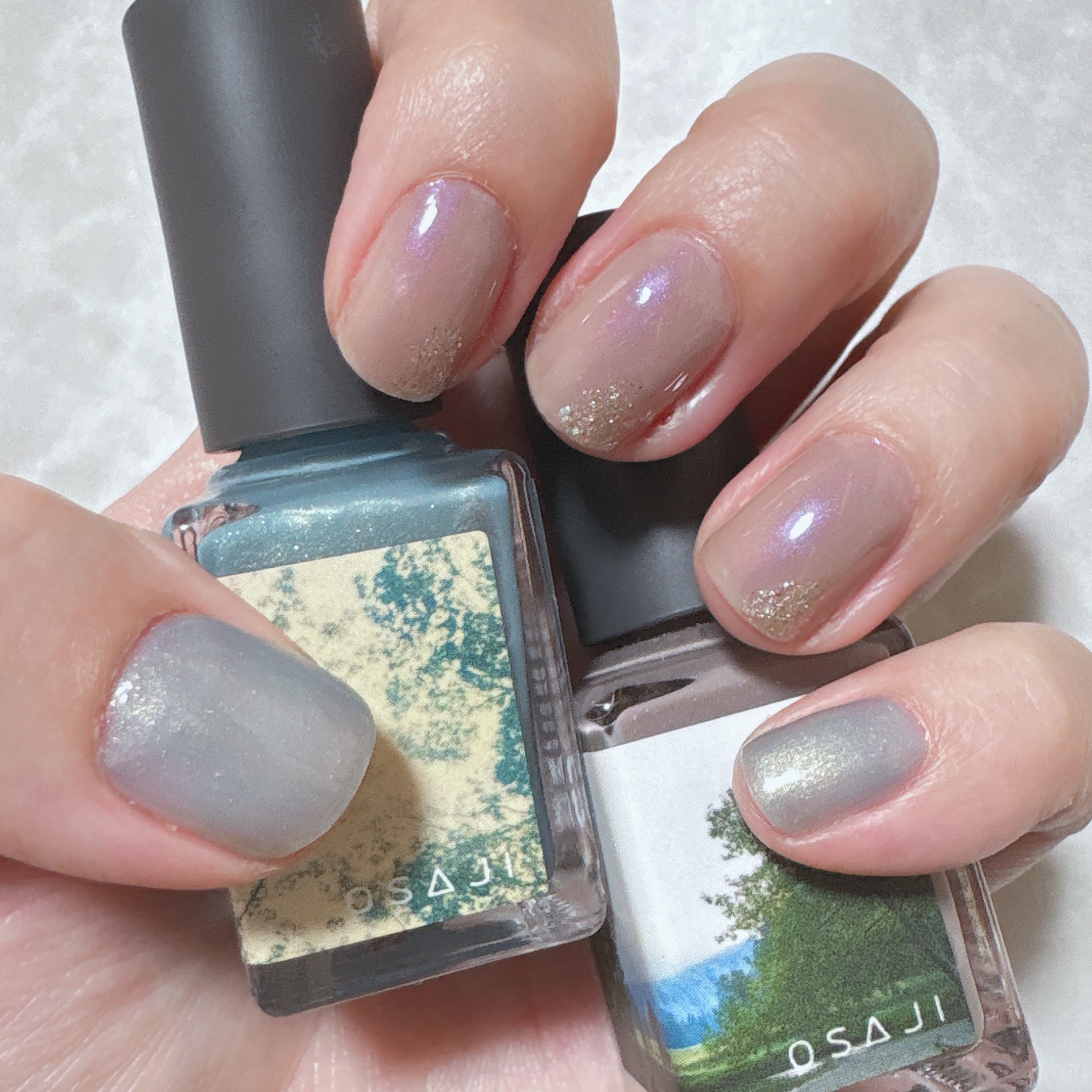 オサジ アップリフト ネイルカラー/OSAJI/マニキュアを使ったクチコミ（1枚目）
