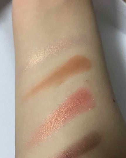 ティックルドピーチ ミニ アイシャドウ パレット/Too Faced/アイシャドウパレットを使ったクチコミ(4枚目)