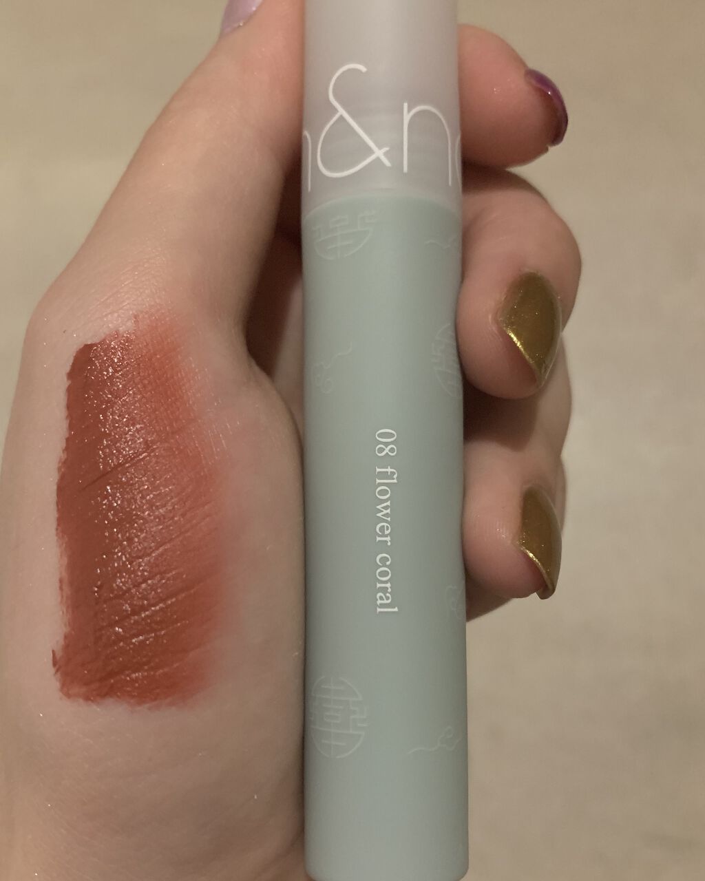 シースルーマットティント 韓服エディション/rom&nd/リップティントを使ったクチコミ（2枚目）