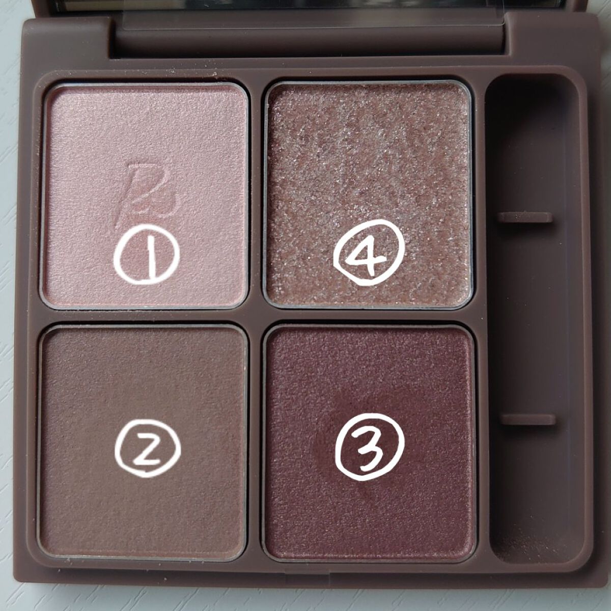 インザミラーアイパレット/Ririmew/アイシャドウパレットを使ったクチコミ（2枚目）