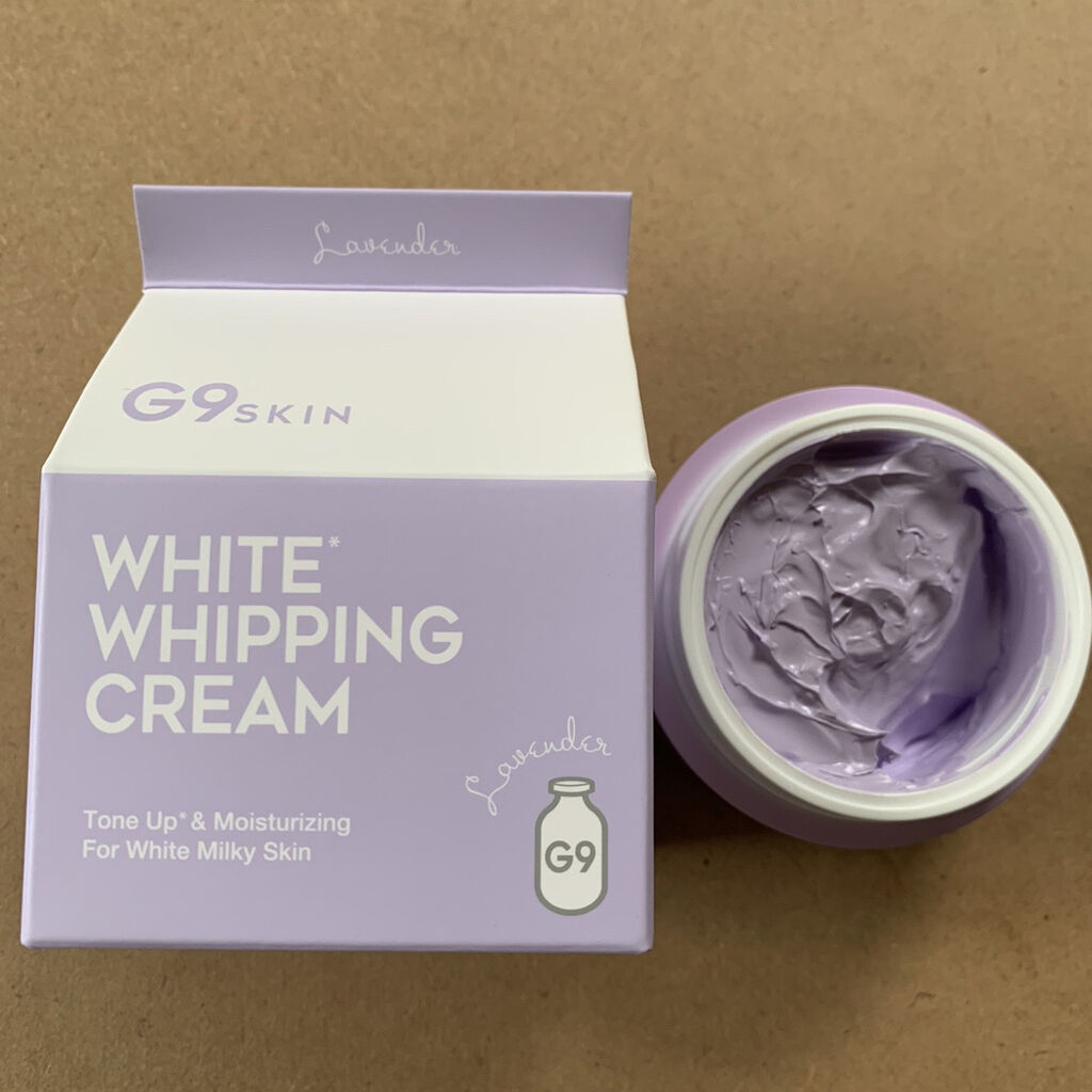 WHITE WHIPPING CREAM(ウユクリーム)/G9SKIN/化粧下地を使ったクチコミ（1枚目）