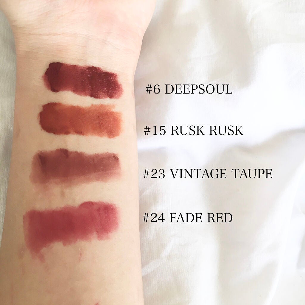 ゼロベルベットティント/rom&nd/リップティントを使ったクチコミ(3枚目)