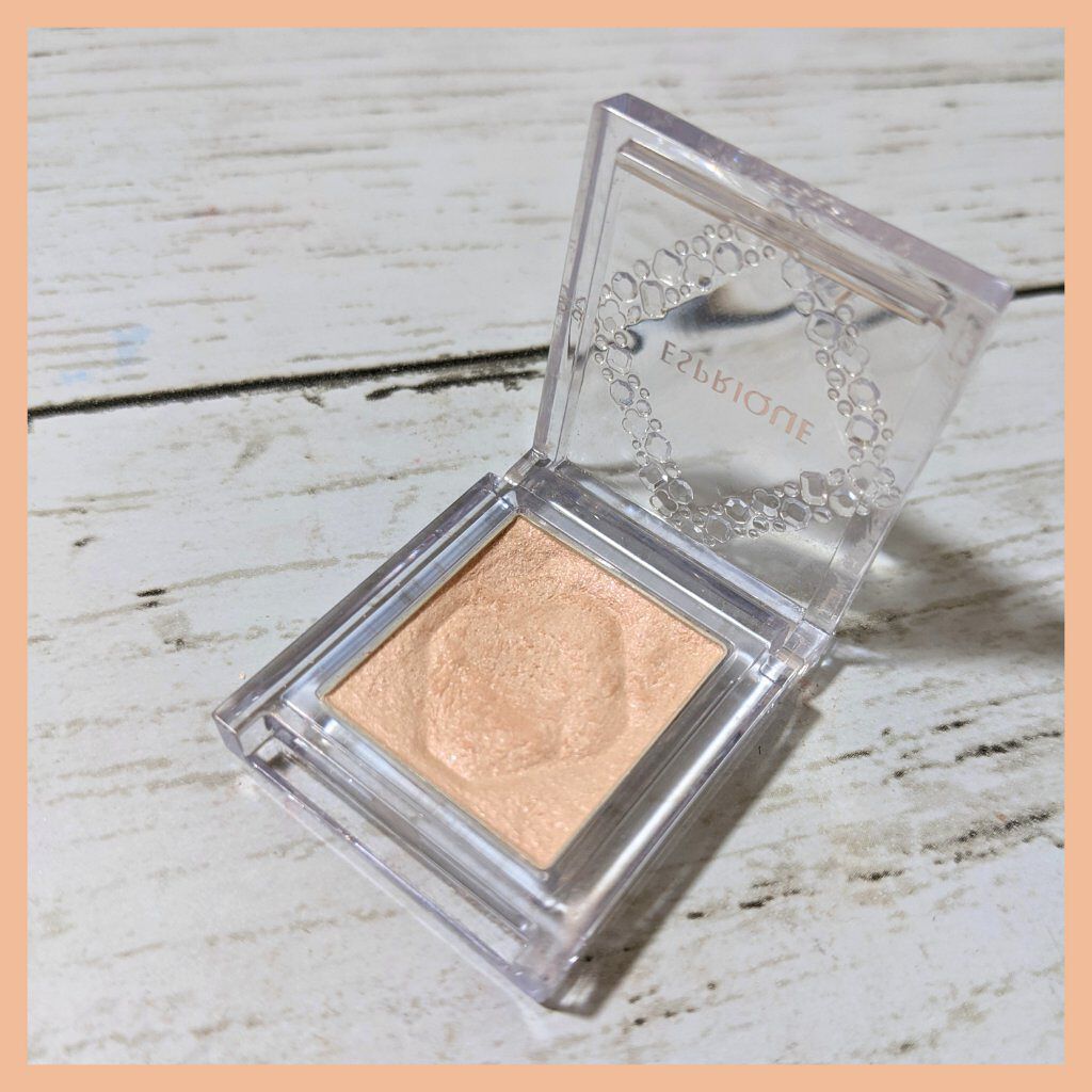 セレクト アイカラー PK800 シェルピンク/ESPRIQUE/単色アイシャドウを使ったクチコミ（2枚目）