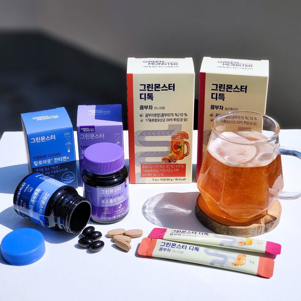デトックスコンブ茶/グリーンモンスター/コンブチャを使ったクチコミ(1枚目)