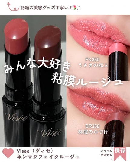 ネンマクフェイク ルージュ/Visée/口紅を使ったクチコミ(1枚目)